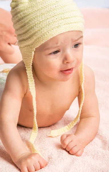 Baby in  hat — Stock Photo, Image