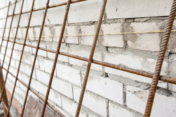 Pilha de tijolos brancos — Fotografia de Stock