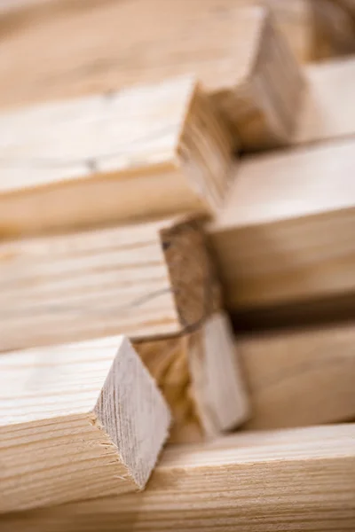 Vigas e pranchas de madeira — Fotografia de Stock