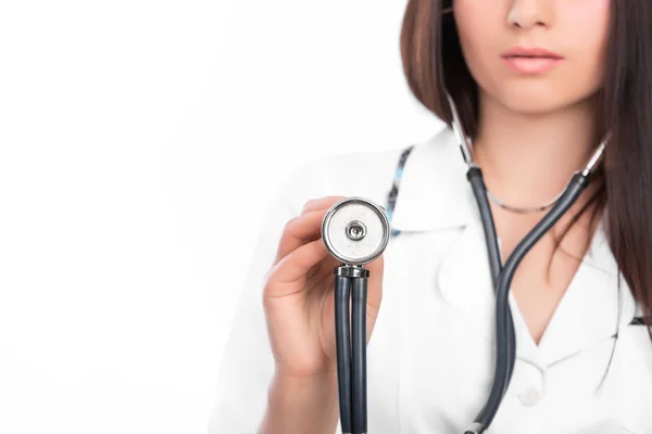 Doctor with a stethoscope — Stock Photo, Image