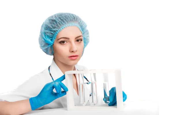 Läkare anläggning injektionsflaska — Stockfoto