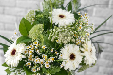 parlak düğün buketi