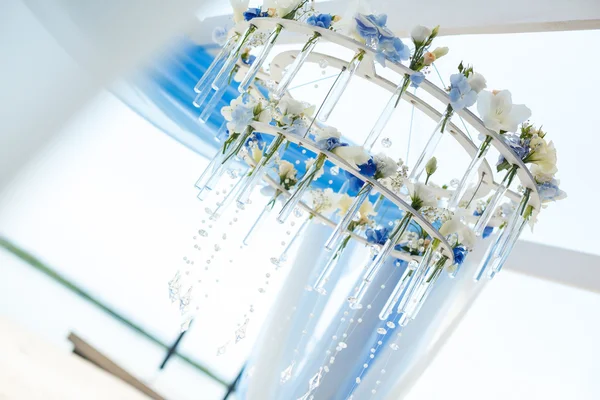Chandelier of flowers — Stock Photo, Image