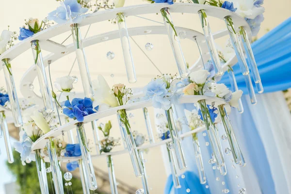 Chandelier of flowers — Stock Photo, Image