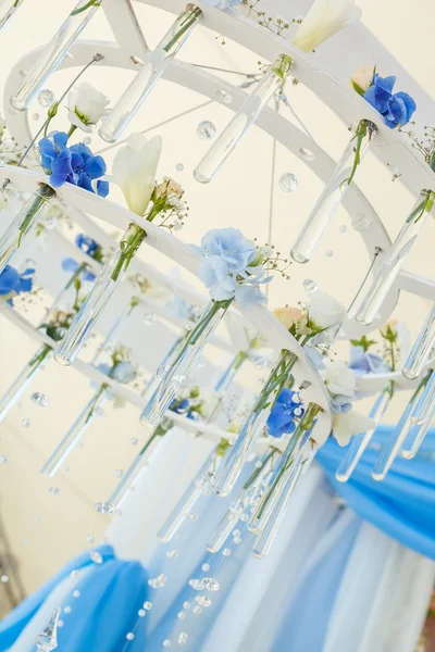 Chandelier of flowers — Stock Photo, Image