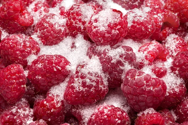 Raspberry fruit background — Stock Photo, Image