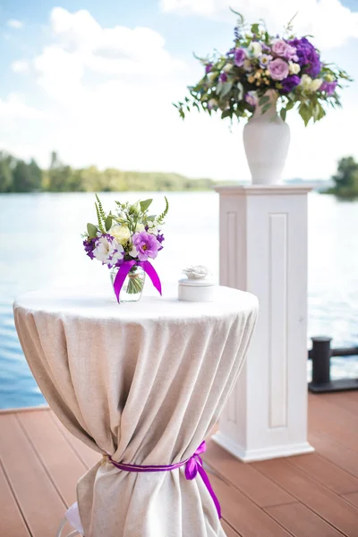 Flowers at the wedding — Stock Photo, Image