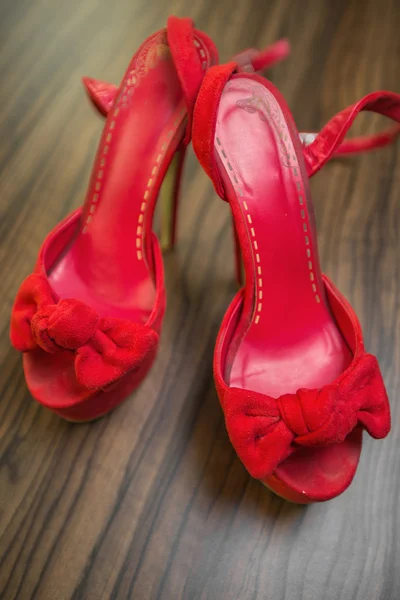 Wedding Bride's schoenen — Stockfoto