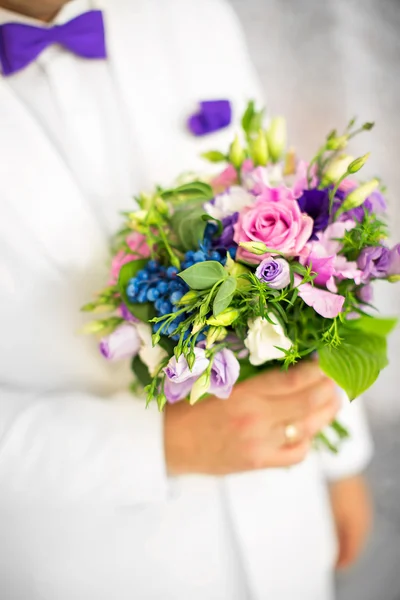 Noivo em casamento — Fotografia de Stock