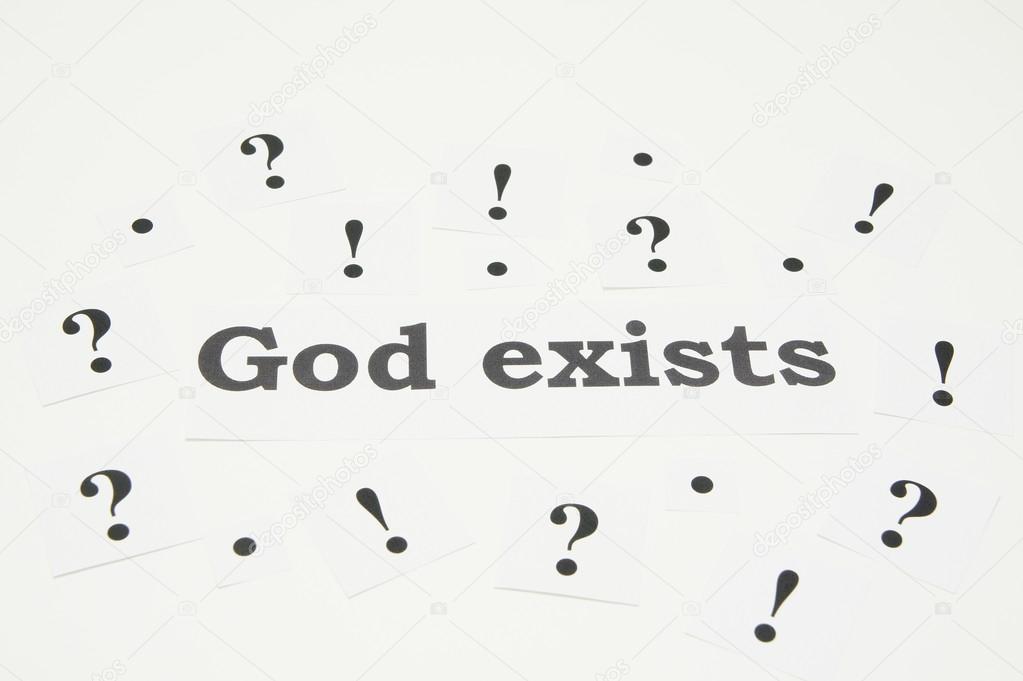Atheism. God exists with punctuation marks.