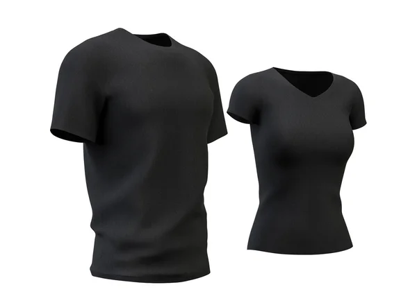 Set tricouri negre — Fotografie, imagine de stoc