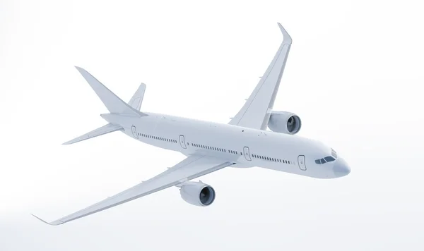 White Passenger airplane — Stock Photo, Image