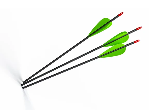 Set of arrows on white — Stock Photo, Image