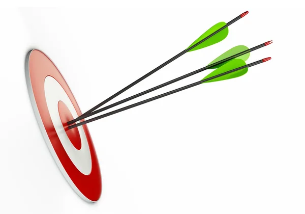 Arrows and target — Stock Photo, Image