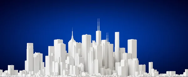 Modelo de cidade grande — Fotografia de Stock