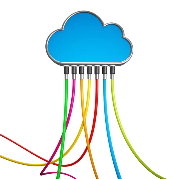 Computación en nube — Foto de Stock