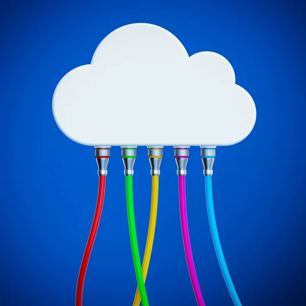 Il cloud computing — Foto Stock