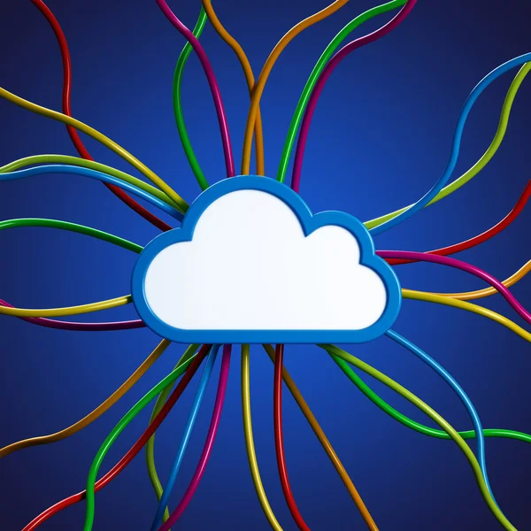 Il cloud computing — Foto Stock