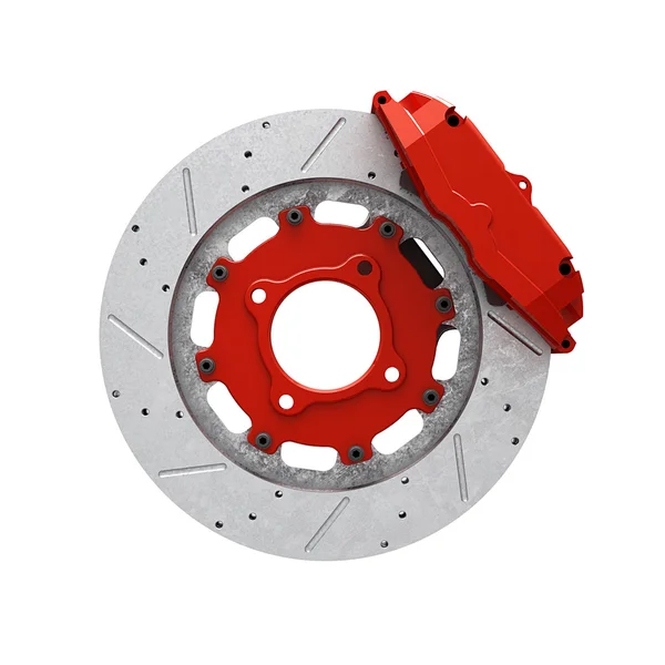 Red disk brake — Stock Photo, Image