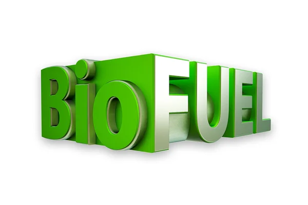 Iscrizione di biocarburante verde considerevole — Foto Stock