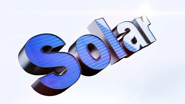 Solární panel — Stock fotografie