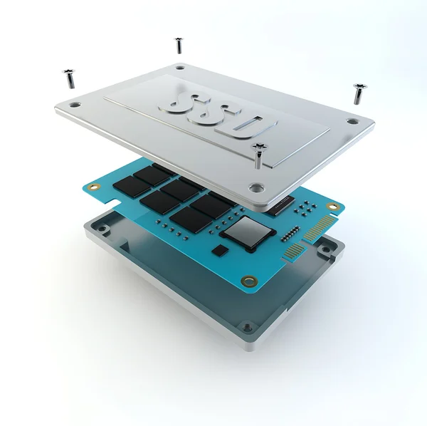 Unidad de estado sólido (SSD) ) —  Fotos de Stock