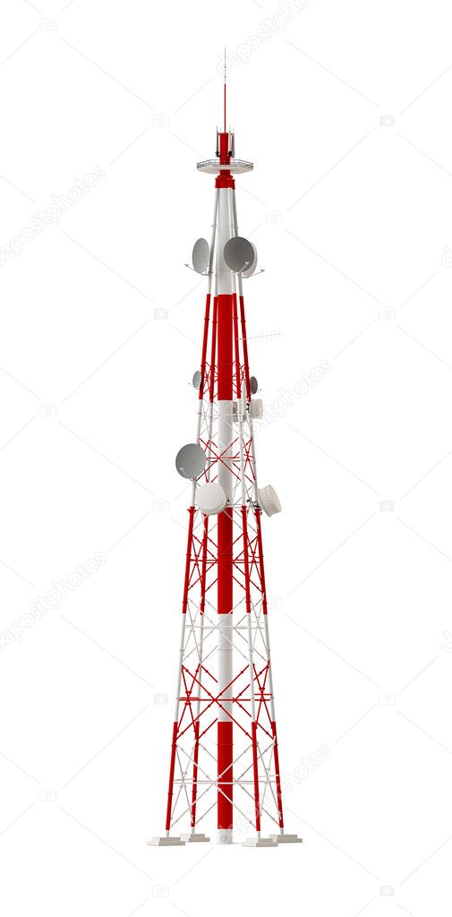 Red Radio tower