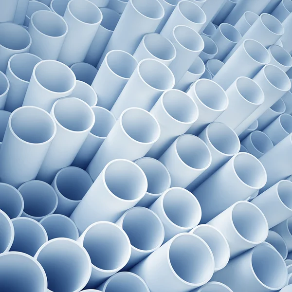 Plastic Pipes background — Stock Photo, Image