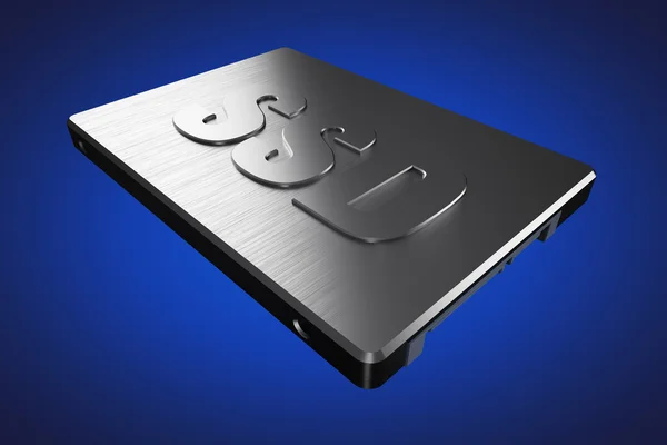 Büyükçe ssd disk — Stok fotoğraf