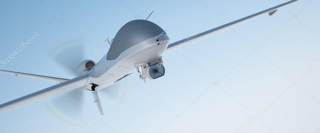 3d rendering of modern drone