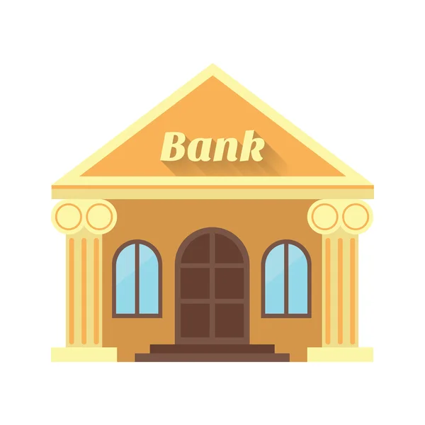 Banka ve para Illustration. Düz tasarımında yapılan simgesi