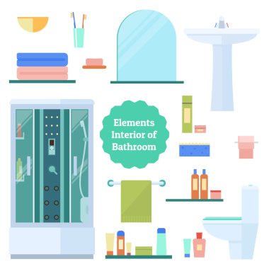 Element of the interior bathroom