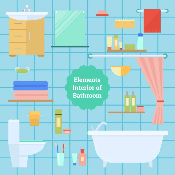 Element of the interior bathroom