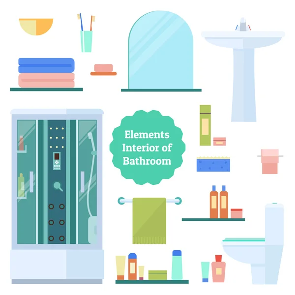 Element of the interior bathroom