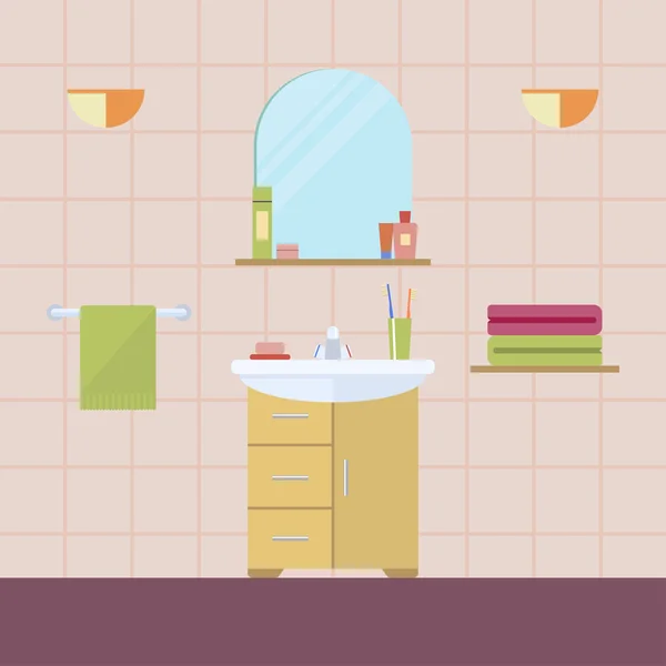 Element of the interior bathroom