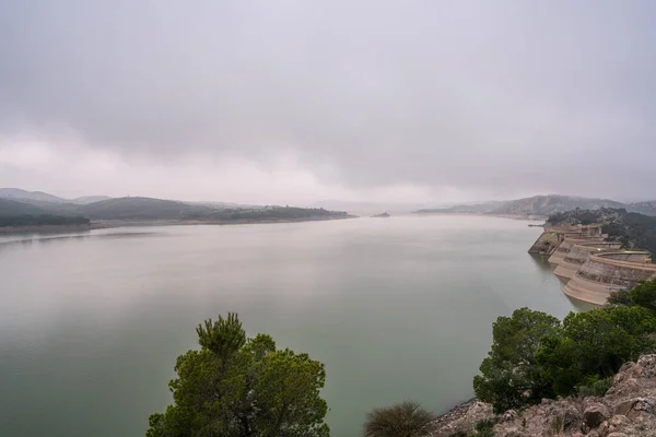 Paisaje Tunecino Oued Mellegue Norte Túnez —  Fotos de Stock