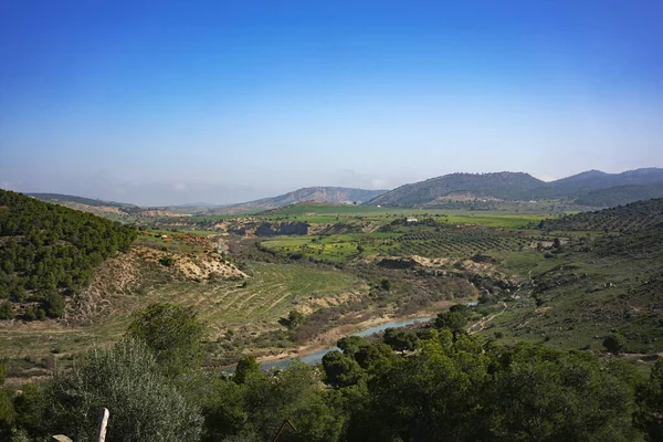 Paesaggio Tunisino Oued Mellegue Tunisia Settentrionale — Foto Stock