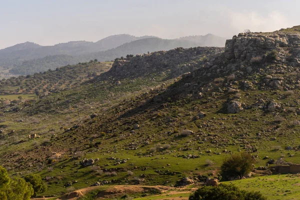 突尼斯景观 出土的梅勒盖 西北部 — 图库照片
