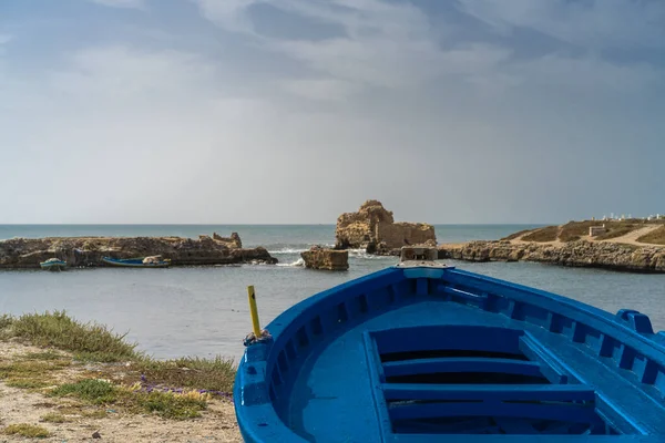 Vue Sur Mer Méditerranée Dans Ville Mahdia Tunisie — Photo