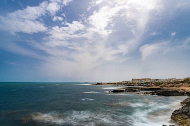 Akdeniz Tunus Mahdia 'sı. Seçici odak.