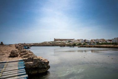 Akdeniz Tunus Mahdia 'sı. Seçici odak.