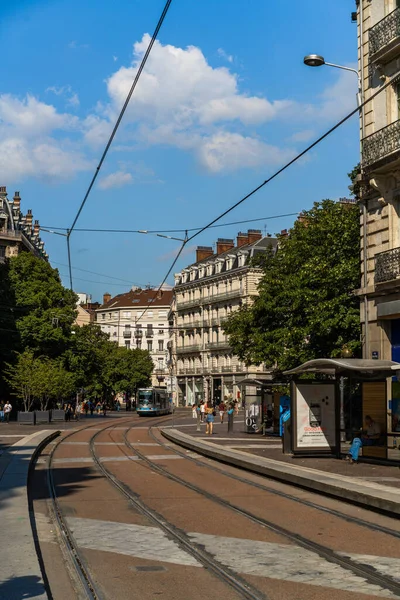 Widok Grenoble Francja — Zdjęcie stockowe