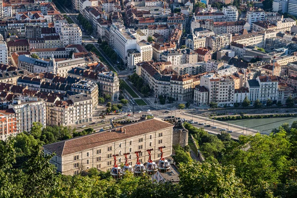 Vue Grenoble Ville Des Alpes France — Photo