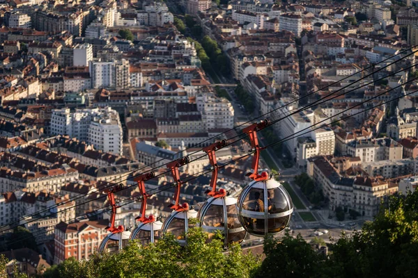 Vista Grenoble Cidade Dos Alpes França — Fotografia de Stock