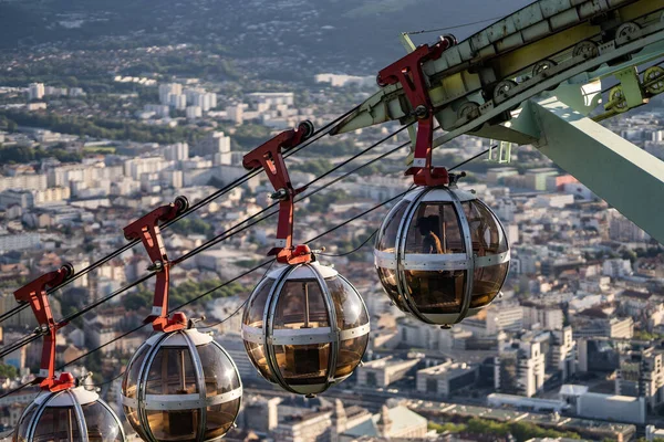 Vista Grenoble Cidade Dos Alpes França — Fotografia de Stock