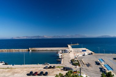 Yunanistan 'ın Attica kentindeki bir liman kasabası olan Rafina' nın kıyı manzarası, 14 Kasım 2025.