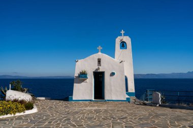 Yunanistan 'ın Attica kentindeki bir liman kasabası olan Rafina' nın kıyı manzarası, 14 Kasım 2025.
