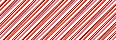 Dekoratif ve geometrik tasarımlar için ideal beyaz zemin üzerinde değişen kırmızı ve pembe çizgileri olan kusursuz vektör çapraz çizgili desen.