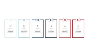 Bilgisel. Simgeli ve 6 basamaklı bilgi ögesi. İşlem şeması, sunumlar, iş akışı düzeni, afiş, akış şeması, bilgi grafiği için kullanılabilir.