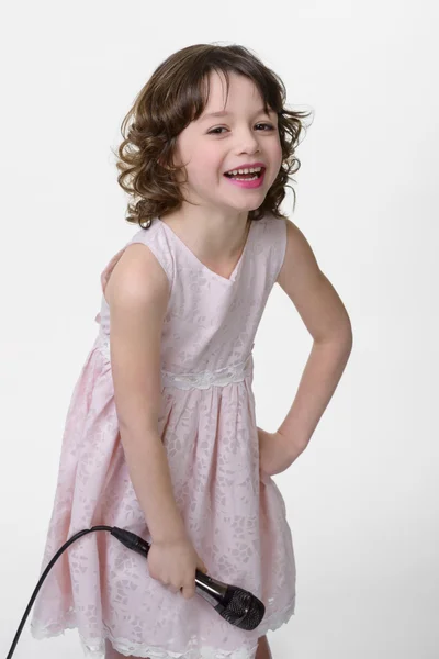 Lachende junge Prinzessin mit fantastischen Emotionen — Stockfoto
